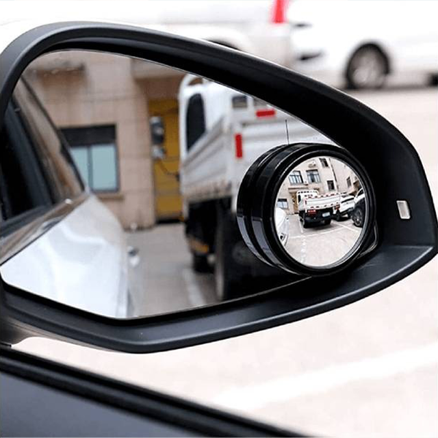 Blindspot Rearview Convex Mirror – 2pcs | Wide-Angle Anti-Glare Side Mirror for Cars & Vehicles