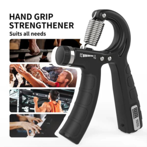 Adjustable Exerciser Hand Gripper With Counter Strengthener Adjustable Resistance Wrist Strengthener Forearm Gripper Hand Workout (Random Color)