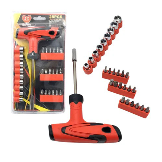28-Piece Heavy-Duty Screw Tool Kit – High-Performance Screwdrivers & Precision Bits
