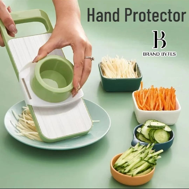 5-in-1 Multi-Functional Vegetable Slicer & Grater – Adjustable Mandoline Cutter