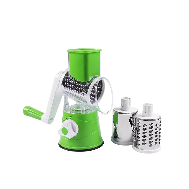 Manual Vegetable Drum cutter Slicer Multifunctional Round Slicer Kitchen Gadget (random color)