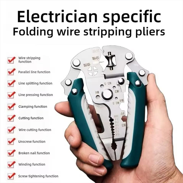 16 In 1 Plier Durable Strong Reliable Multi Functional Compact And Versatile Iron Tool With Multicolor Finish