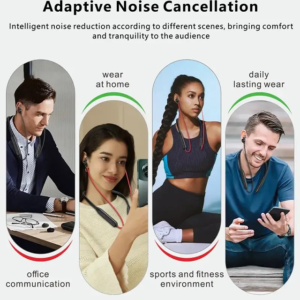 EroreX BT E20 ENC Wireless Neckband Earphones – Noise Cancellation, Bluetooth 5.3, Magnetic Design & Long Battery Life