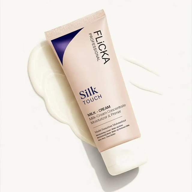 FLiCKA Silk Touch 3‑in‑1 Moisturizer & Primer | Hydrating, Lightweight, Long‑Lasting | Pore Minimizer | 60g