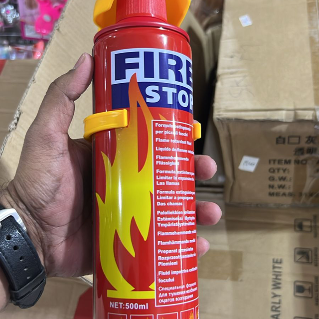 Foam Stop Fire 500ml Portable Fire Extinguisher Spray | Fire Stop Emergency Safety Spray for Home, Kitchen, Car & Office